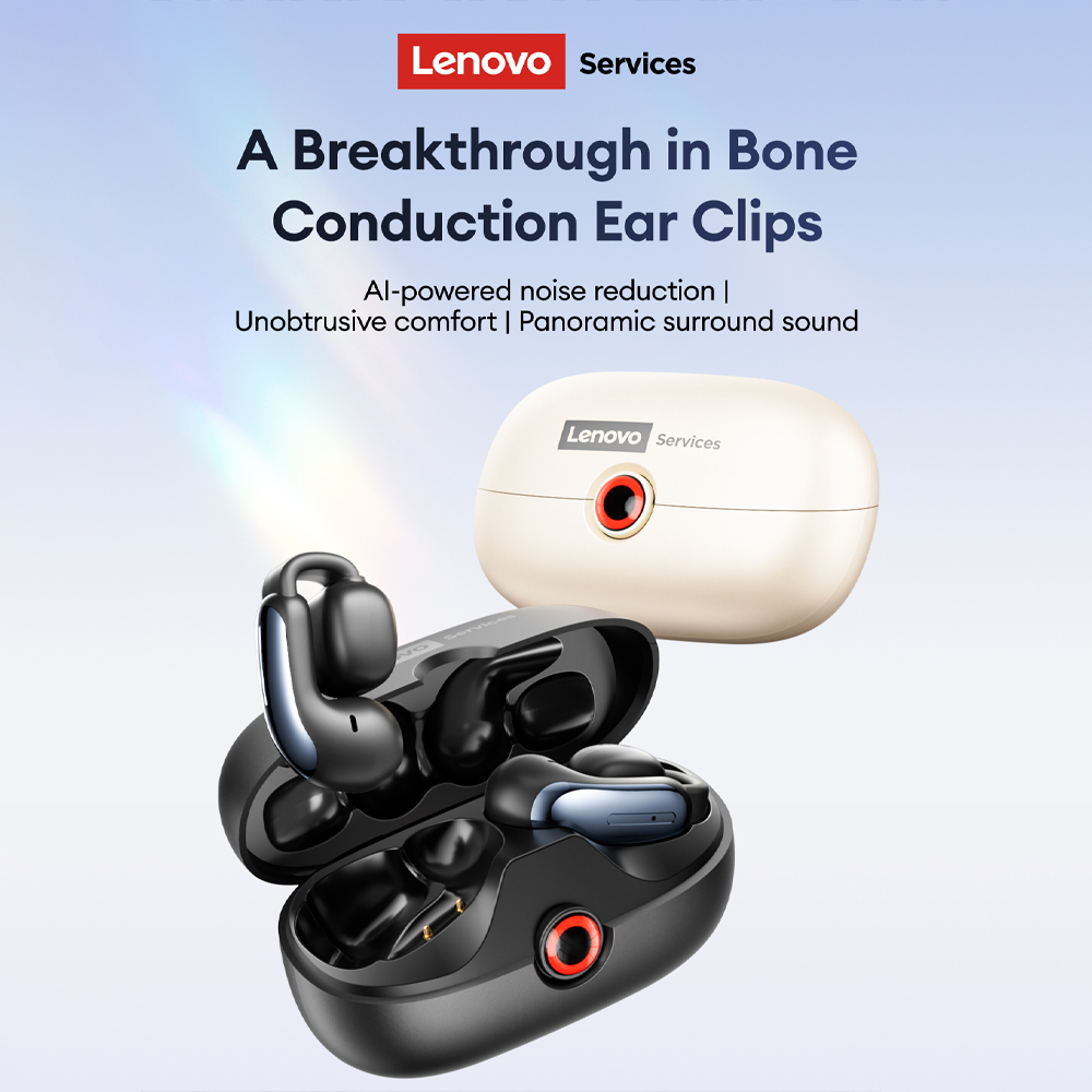Wireless Charger - Lenovo LES-108 Conduzione ossea TWS Clip