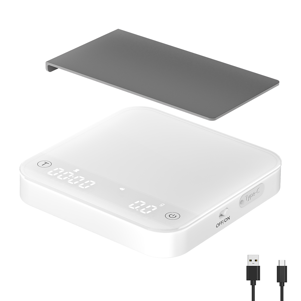 Power Bank - Bilancia Portatile per Caffè, Precisione 0.1g,