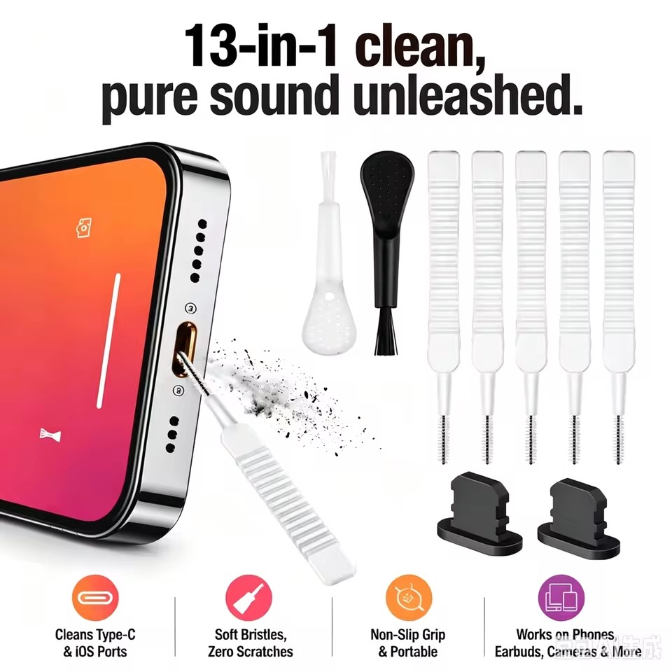 Usb Charger - Set di Pulizia per Altoparlanti e