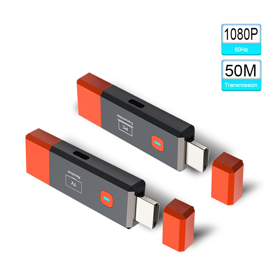 Hdmi Adapter - 50M HDMI Wireless Extender Ricevitore trasmettitore
