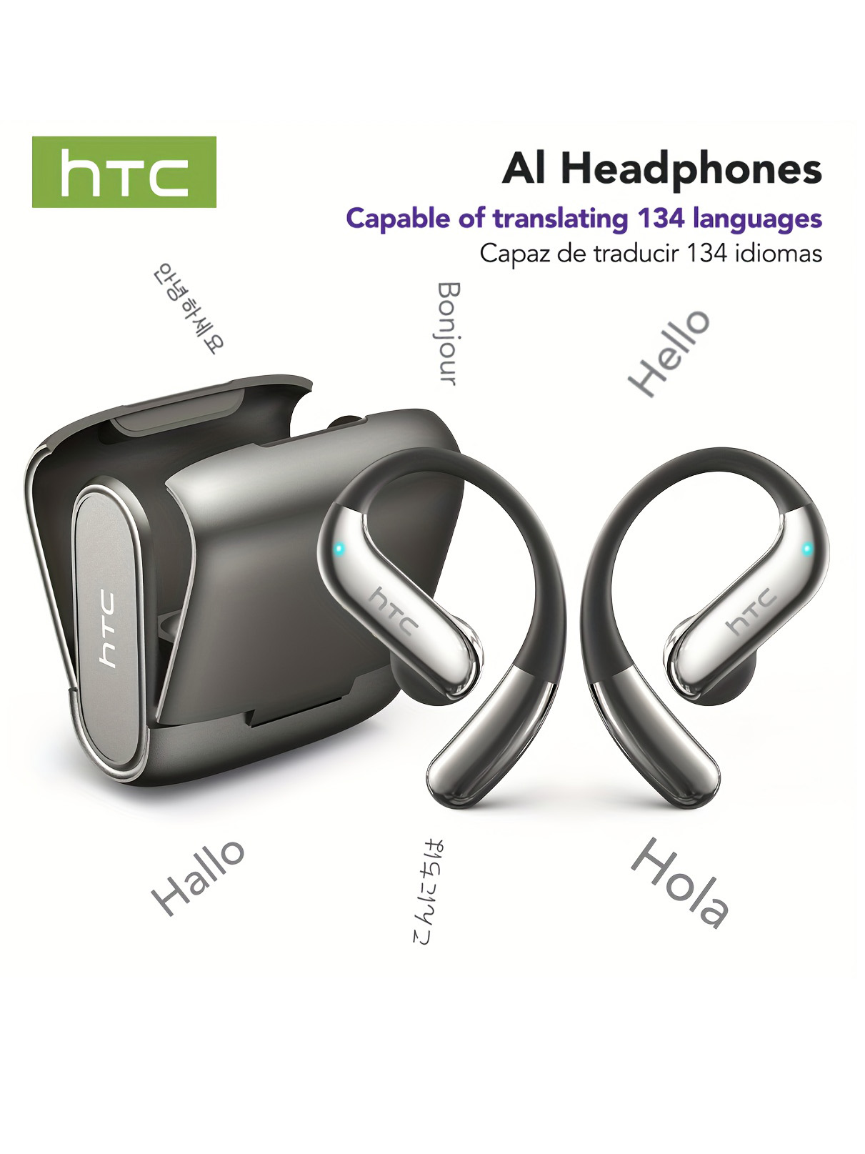 Bluetooth Speaker - Cuffie Bluetooth Open-Ear HTC 30 ore