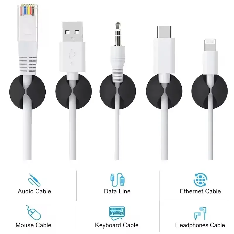 5/50 Pezzi Mini Organizzatori  - Cable Organizer recensione e prezzo
